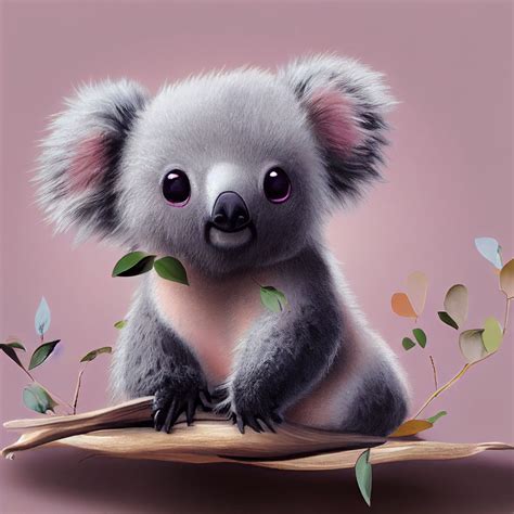 Midjourney Chibi Baby Koala By Aubbit On Deviantart