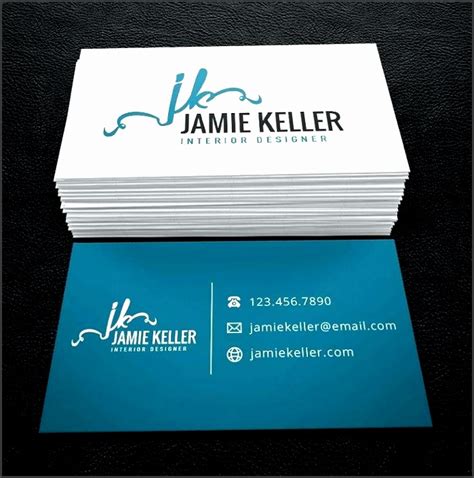 Create a new business card. 6 Print Business Cards at Home Free Templates ...