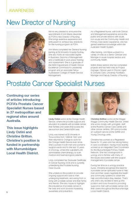 Prostate News Issue March By Prostate Cancer Foundation Of Australia Issuu