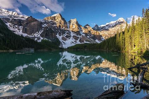 Valley Of The Ten Peaks Lake Moraine By Mike Reid Banff National Park