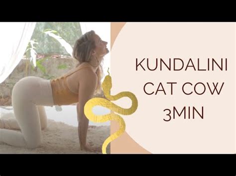 Cat Cow 3min Morning Practice Kundalini Yoga YouTube
