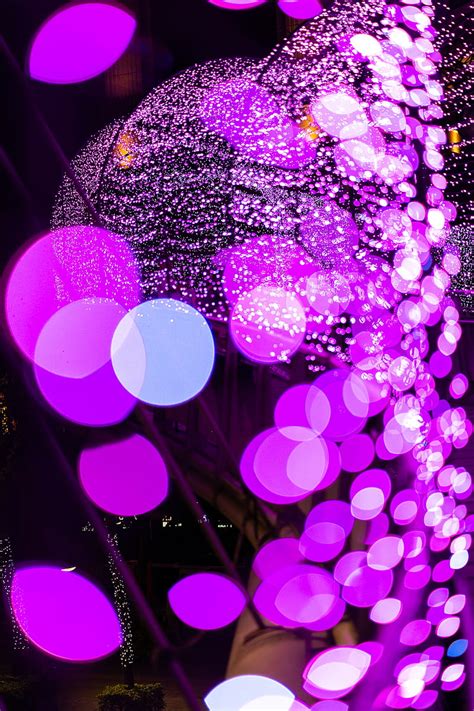 Glare Bokeh Purple Circles Hd Phone Wallpaper Peakpx