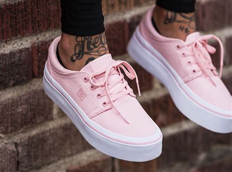 Pink Rose Our Popular Womens Footwear Style Refresh Dc Shoes