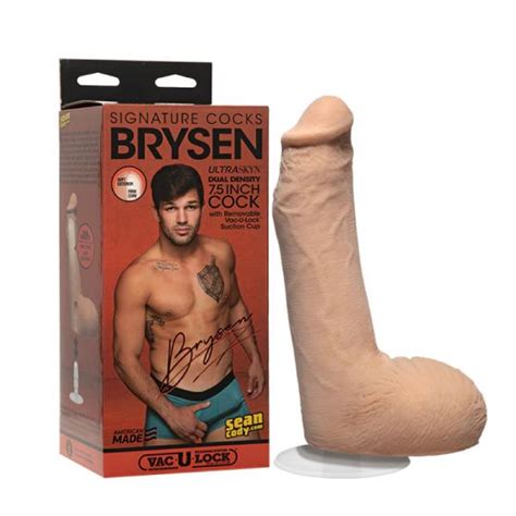 Signature Cocks Brysen Inch Ultraskyn Cock With Removable Vac U