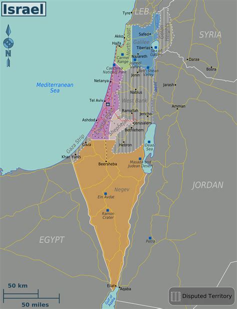 Fileisrael Mappng Wikitravel Shared