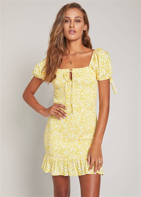 Sweet Summer Daze Mini Dress Yellow Dress Summer Dresses Mini Dress
