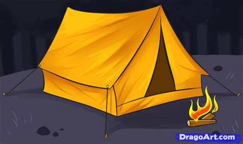 How To Draw A Tent Step By Step Stuff Pop Culture Free