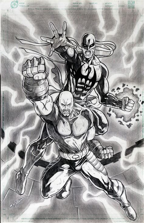 Luke Cage And Iron Fist By Jey2dworld On Deviantart