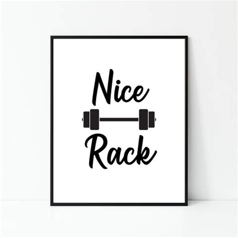 Fitish Definition Print Funny Gym Quotes Printable Wall Art Etsy