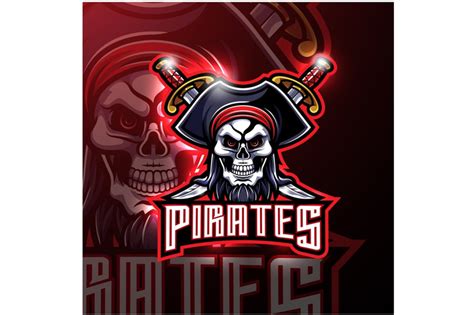 Pirates Mascot Gaming Logo Design By Visink