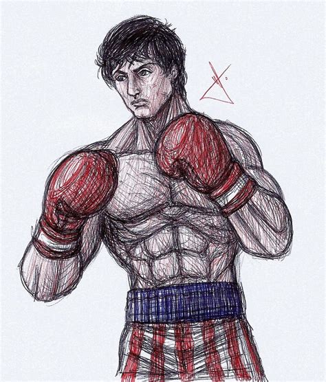 Rocky Balboa Drawing At Explore Collection Of