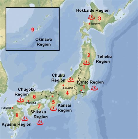 Japan Onsen Map 10 Best Onsen In Japan By Lonely Planet Japan