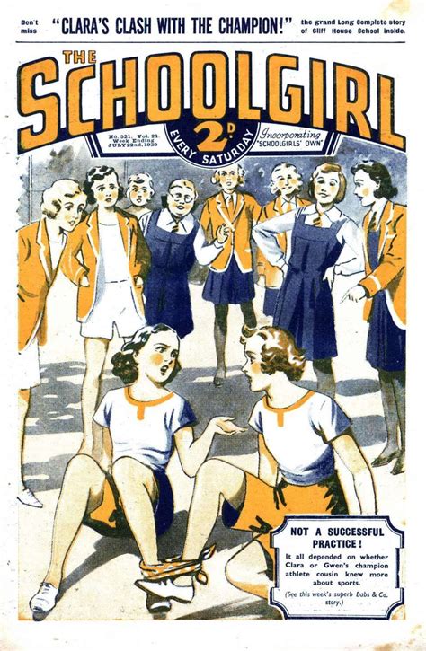 Schoolgirl 1939 Comic Books Comic Book Cover Comics