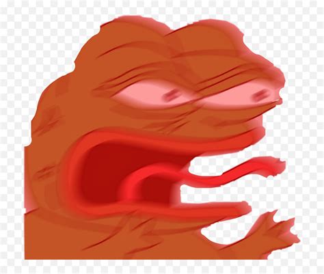 Reee Pepe Triggered Freetoedit Triggered Pepe Png Emojireee Emoji