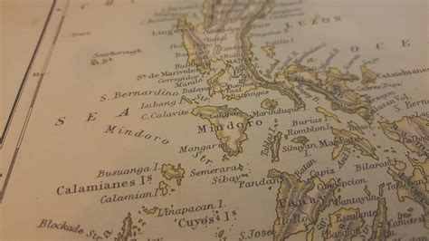1895 Vintage Philippines Map