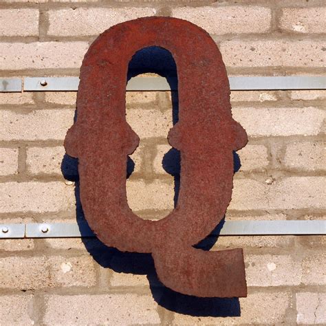 Letter Q Theme Alphabet Tenuous Link Rail Support Leo Reynolds