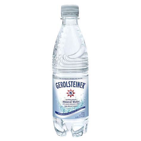 Gerolsteiner Sparkling Natural Mineral Water Oz Bottles Pk