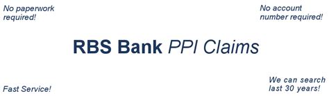 Check spelling or type a new query. RBS PPI Claims Experts free PPI check & no paperwork required PPI Claims & Rejected PPI Claims ...