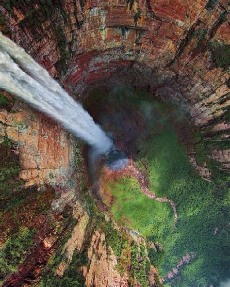 Follow Nature For More Churun Meru Dragon Waterfall Venezuela