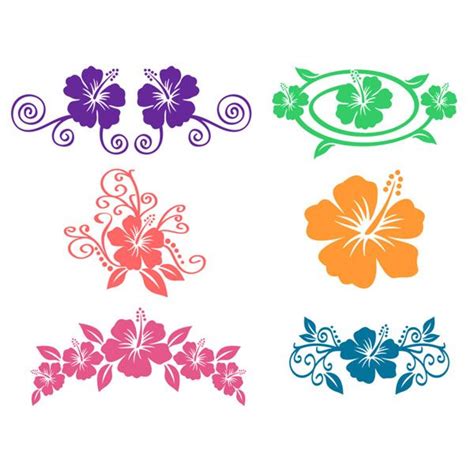 Free Free 126 Silhouette Hibiscus Flower Svg SVG PNG EPS DXF File