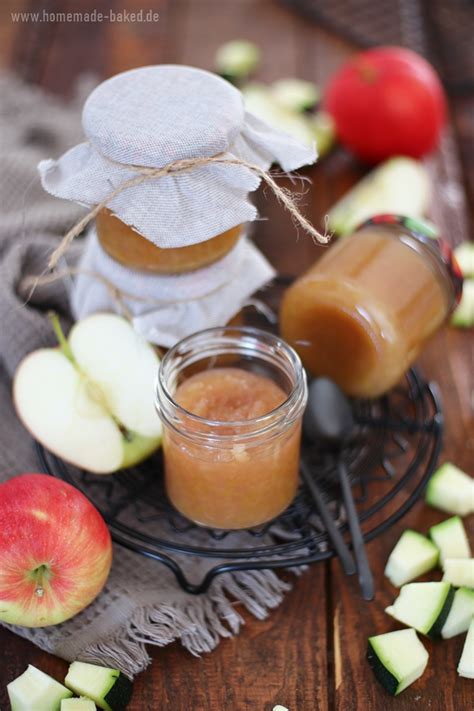 Rezept Herbstliche Apfel Zucchini Marmelade Mit Zimt Mit Und Ohne
