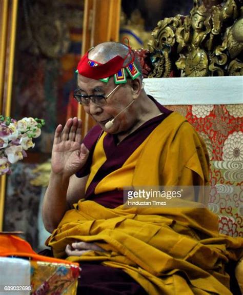 Tibetan Spiritual Leader The Dalai Lama Confer The Avalokiteshvara