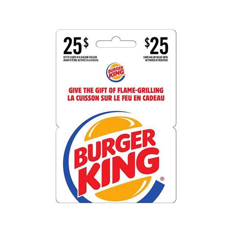 Your privacy is important to us. Burger King Gift Card - $25 | London Drugs