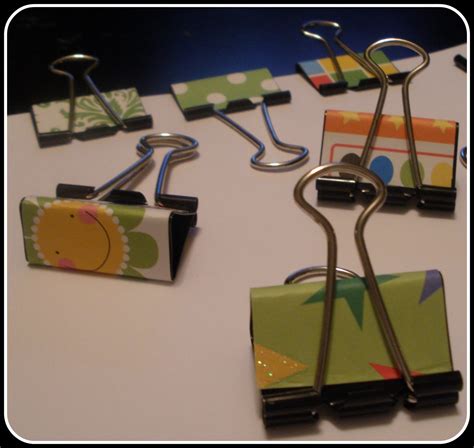You can even decorate them with washi tape or decorative cardstock! binder clips | creating & teaching