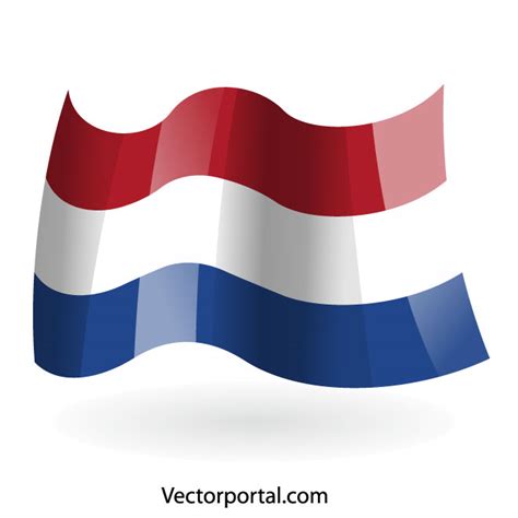 flag of the netherlands vector clip art