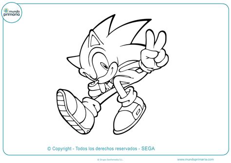 Dibujos Para Colorear De Sonic Corriendo Para Colorear