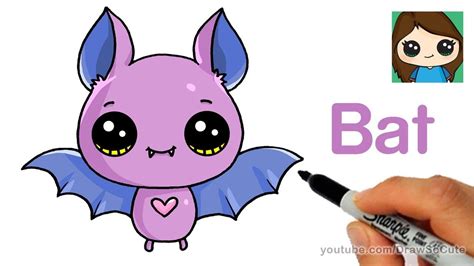 Check spelling or type a new query. How to Draw a Cute Bat Easy | Kawaii drawings, Cute drawings, Cute animal drawings