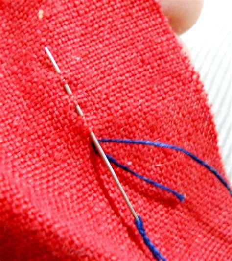 Basic Stitches For Hand Sewing With Step By Step Pictures