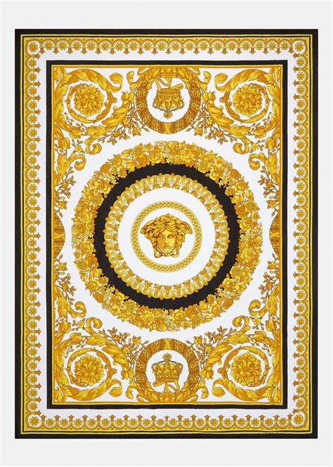 Versace Crete De Fleur Print Towel Home Collection Online Store Eu
