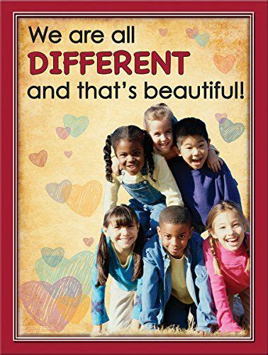 Jaguar Educational We Are All Different Laminated Diversity Poster For