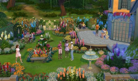 The Sims 4 Romantic Garden Stuff New Fountain Render