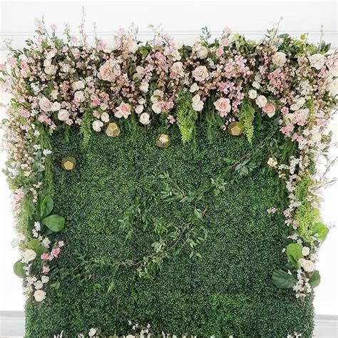 Grass Panels Flower Wall Wedding Flower Wall Flower Wall Backdrop