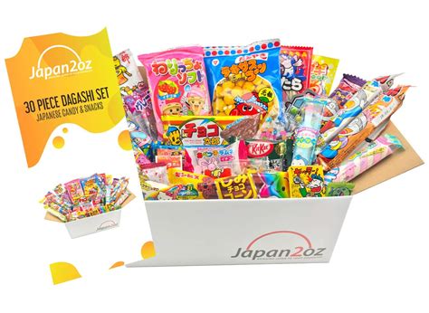 Japanese Candy Box 30 X Dagashi Candy Snacks Gum Sweets And Snacks