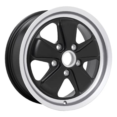 Original Fuchs Wheels For Porsche 17x7 Black