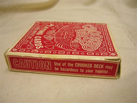 Vintage 1969 Crooked Deck Playing Cards Complete Deck 1965408847