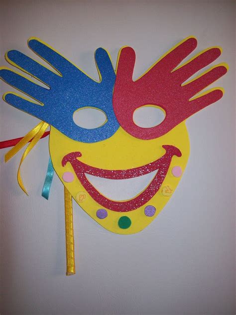 Apaixonada Pela Educação Infantil Modelo De Máscaras Do Carnaval