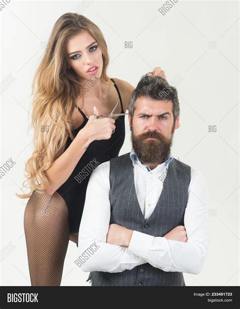 Bearded Man Sexy Woman Image And Photo Free Trial Bigstock