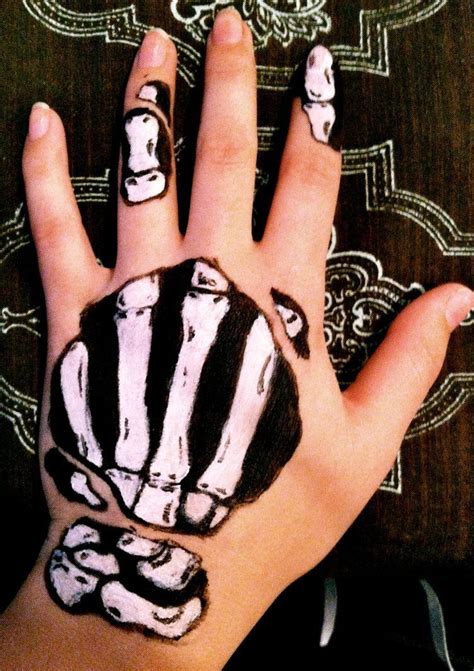 Halloween Hand Paint Ideas