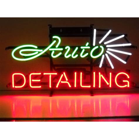 Xtra Auto Detailing Neon Sign 5dtail Neonetics