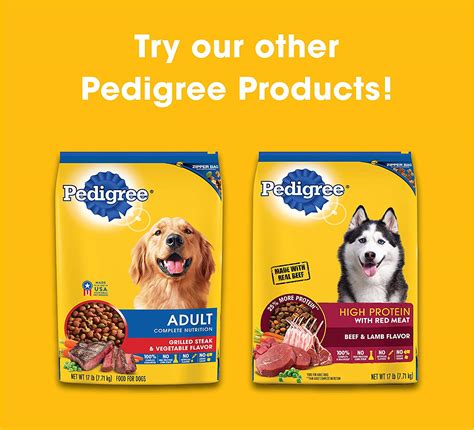 And with a wide range of flavors in cans, pouches and. Pedigree Adult Dry Dog Food - Roasted Chicken, Rice ...