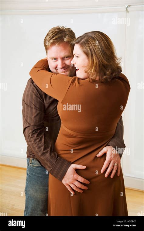 Man Groping His Wife Stock Photo Royalty Free Image Alamy