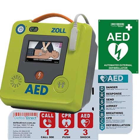 Zoll Aed With Wall Bracket Defibrillator Bundle Defibs Direct