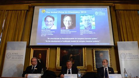 Martin Karplus Michael Levitt Arieh Warshel Win Nobel Prize In