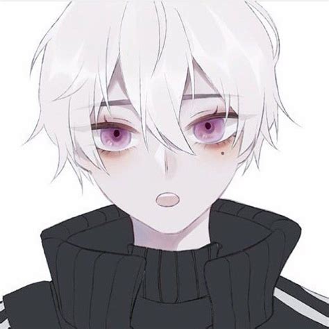 Anime Boy Grey Eyes Hd Wallpaper Anime Original Boy Grey Hair Yellow