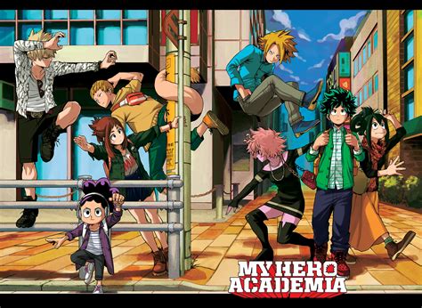 My Hero Academia Poster Boku No Hero Academia Midoriya Izuku Tsuyu Asui Uraraka Ochako Hd