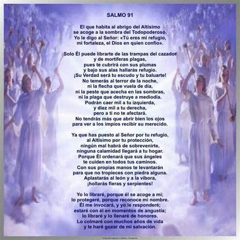 Salmo 91 Biblia Pinterest